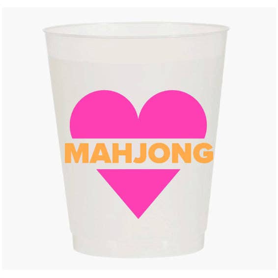 Mahji Mamas “HEART MAHJONG” FROST FLEX CUPS