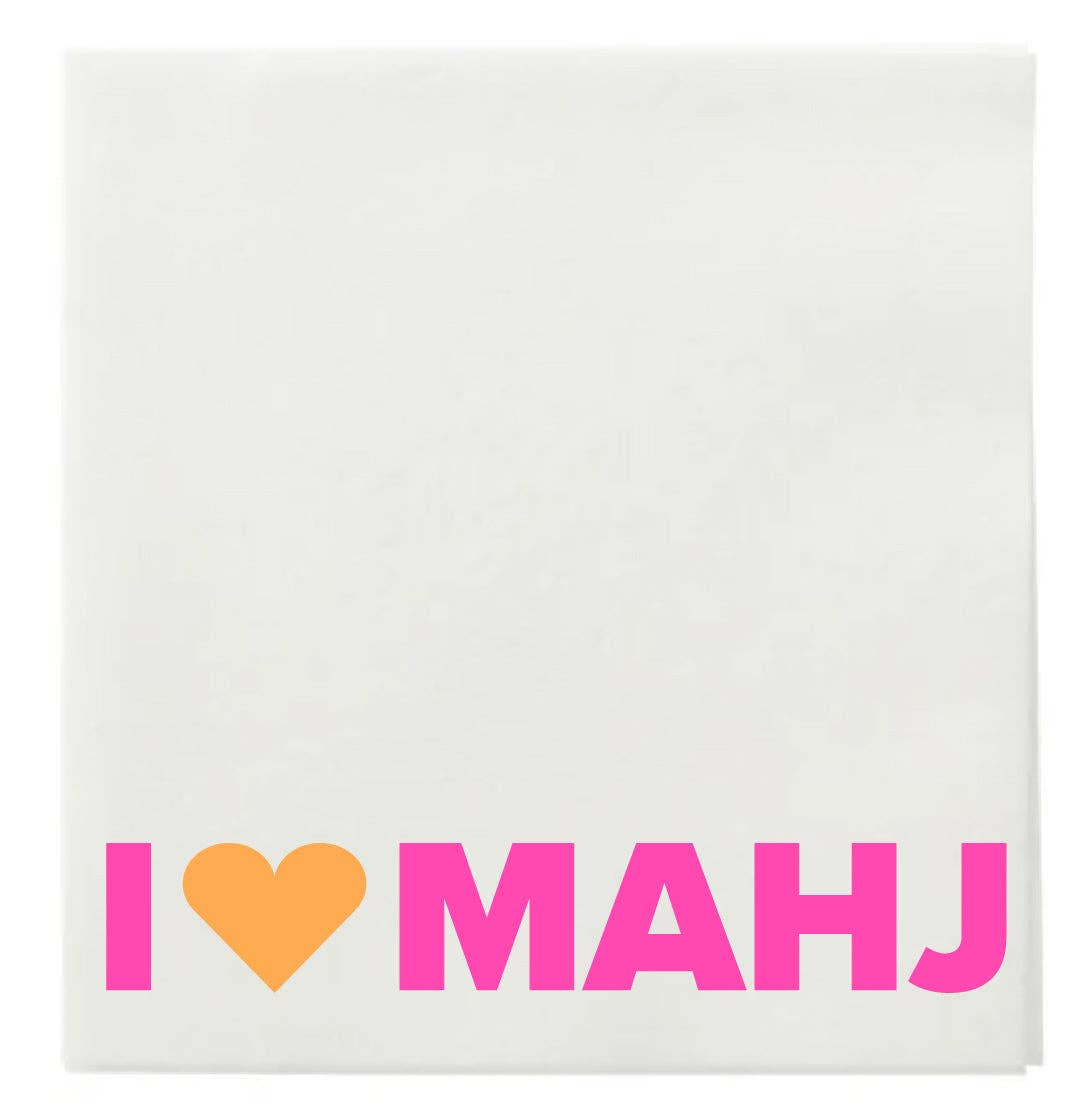 Mahji Mamas "I HEART MAHJ" COCKTAIL NAPKINS