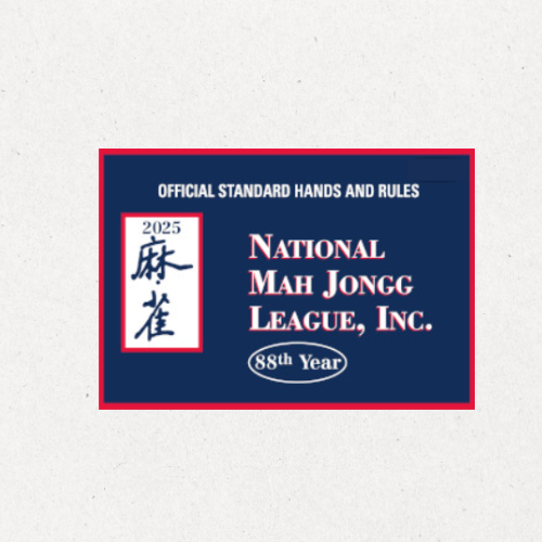 2025 Official National Mah Jongg League Playing Card
