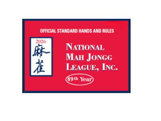 2026 Official National Mah Jongg League Playing Card