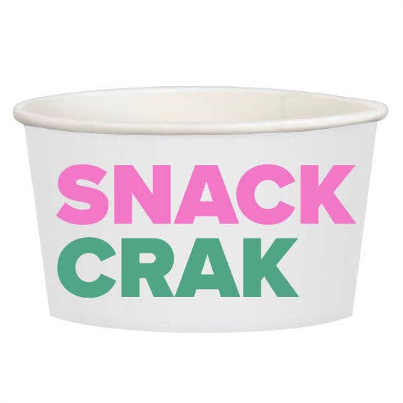Mahji Mamas “SNACK CRAK” TREAT CUPS: PINK AND GREEN