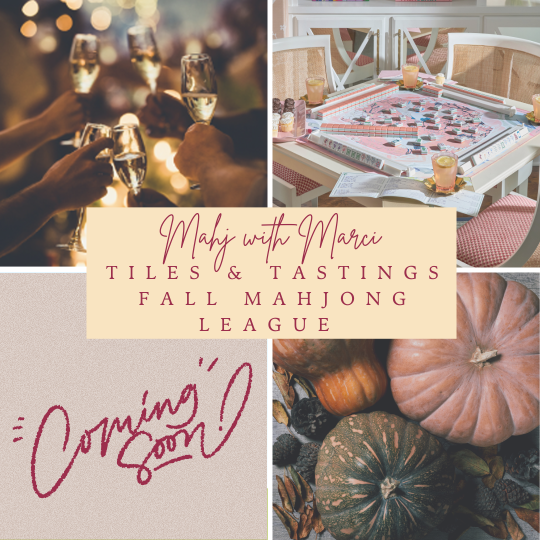 Coming Soon Tiles & Tastings ~ Fall Mahjong League